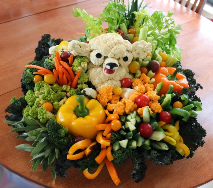 Easter Veggie Platter Lamb